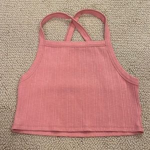 Pink crop top, American Eagle size medium